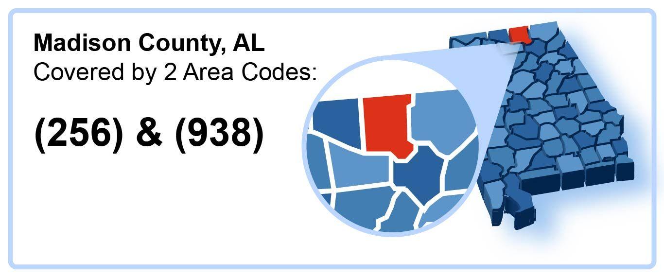 256_938_Area_Codes_in_Madison_County_Alabama